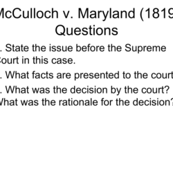 Mcculloch v maryland worksheet answers