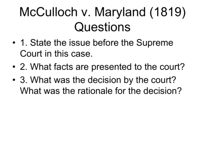 Mcculloch v maryland worksheet answers