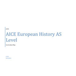 Aice european history paper 1