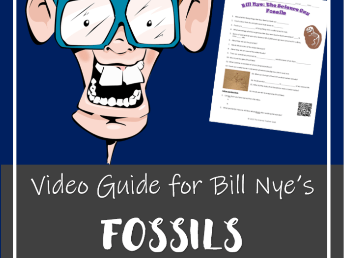 Bill nye the science guy fossils answer key