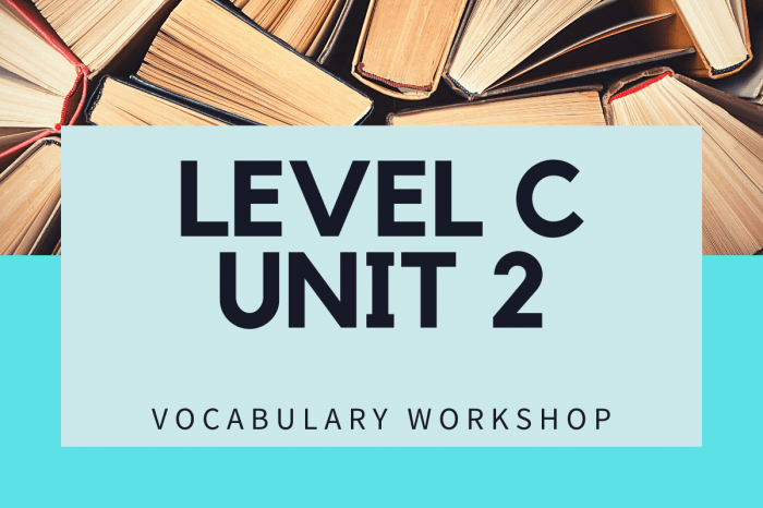 Vocabulary workshop level edition review