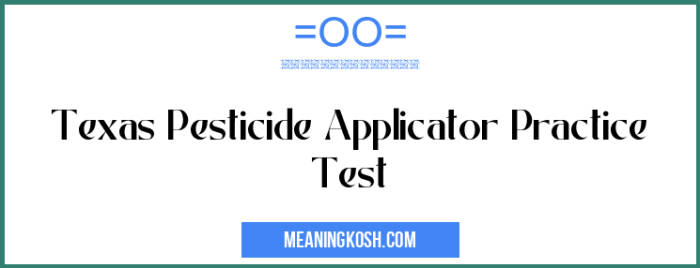 Pesticide applicator license michigan practice test