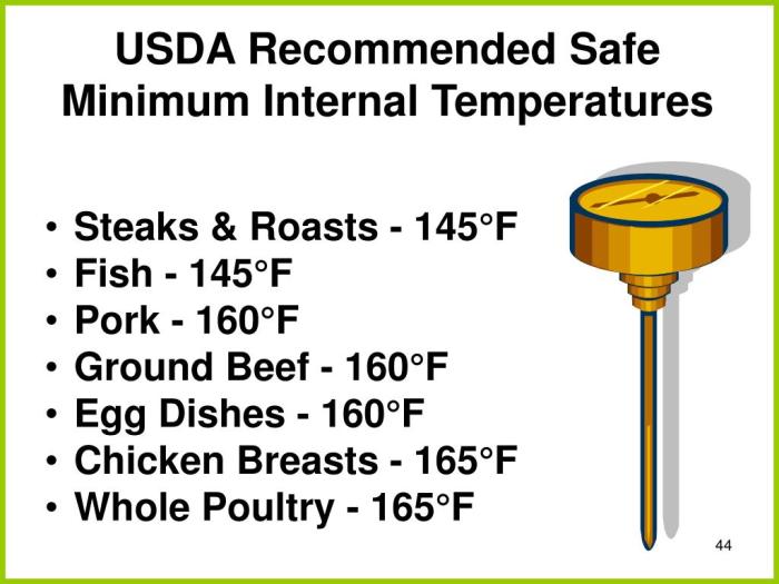 Minimum internal temperature mystery picture